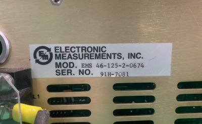 アナライザー電源 EMS 46-125-2-0674 写真5