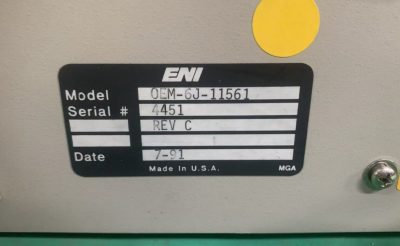 RF電源 OEM-6J-11561 写真5