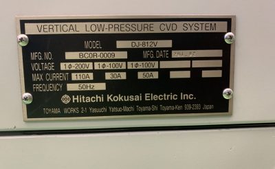 LPCVD DJ-812V 写真10