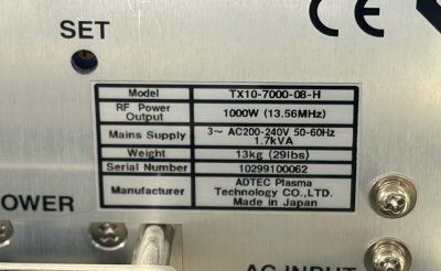 RF パワーセット TX10-7000-08-H/RMN-10L3 写真5