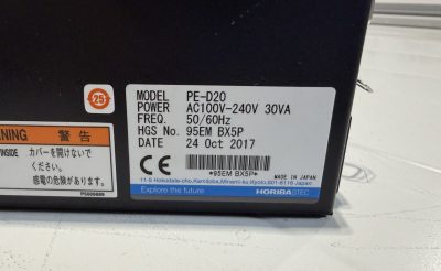 フローメーターコントローラー PE-D20 写真4
