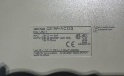 PLC モジュール CS1W-NC133 写真3