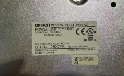 PLC モジュール C200HW-PA204 写真3