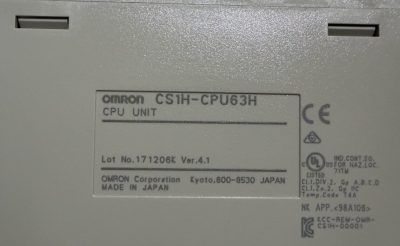 PLC モジュール CS1H-CPU63H 写真3