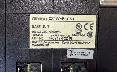 ベースユニット CS1W-BC053 写真2