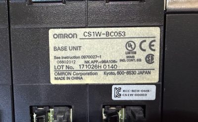 ベースユニット CS1W-BC053 写真2
