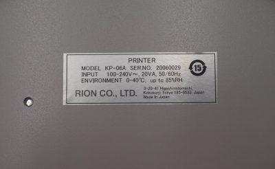 気中パーティクルカウンタ KC-22A 写真6