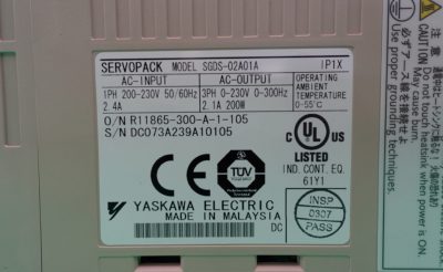 サーボパック SGDS-02A01A 写真4