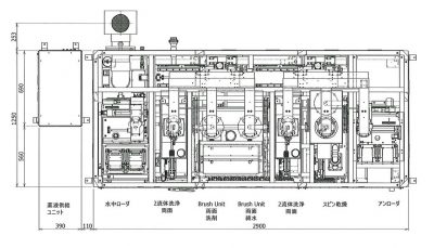 両面スクラブ洗浄装置 S968 写真8
