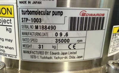 ターボ分子ポンプ STP-1003 写真6