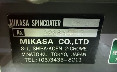 スピンコーター 1H-DXⅡ 写真5