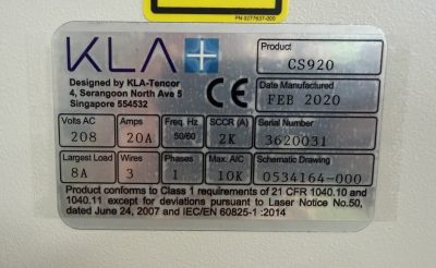 ウエハ欠陥検査装置 CS920 写真9