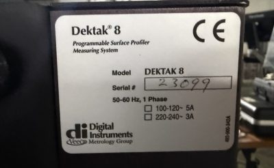 段差式膜厚測定器 Dektak8 写真3