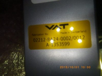 角型ゲートバルブ 02212-BA24-0002/0012 写真4