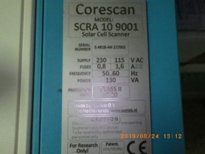 ソーラーセルスキャナー　太陽電池セル評価装置／接触抵抗測定器 SCRA 10 9001 写真2