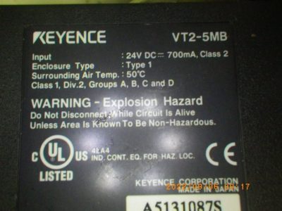 タッチパネル VT2-5MB 写真5