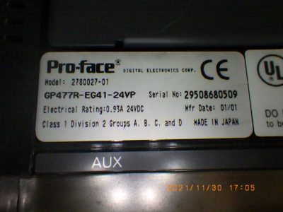 タッチパネル GP477R-EG41-24VP 写真4