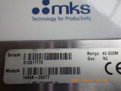 Mass Flow Controller (MFC) 1480A-25077 photo 2