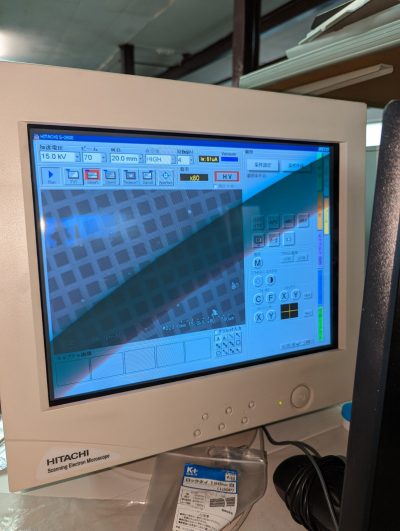 走査電子顕微鏡（SEM） S-2600H 写真3