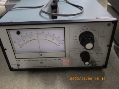 DCマイクロボルトメーター PM-16R 写真1