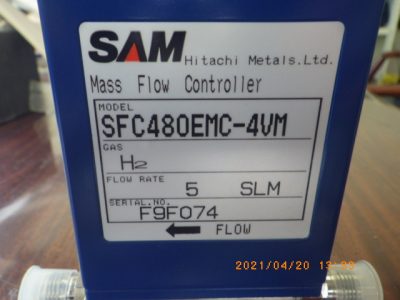 マスフローコントローラー（MFC） SFC480EMC-4VM 写真2