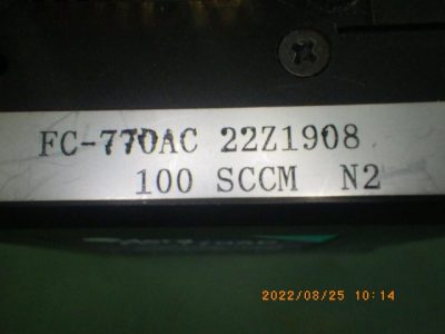 マスフローコントローラー（MFC） FC-770AC 写真4