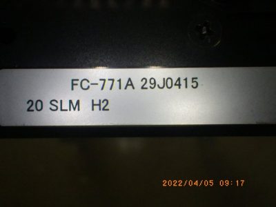 マスフローコントローラー（MFC） FC-771A 写真5