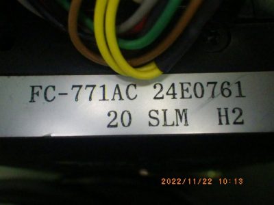 マスフローコントローラー（MFC） FC-771AC 写真5