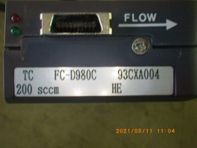 マスフローコントローラー（MFC） FC-D980 写真2