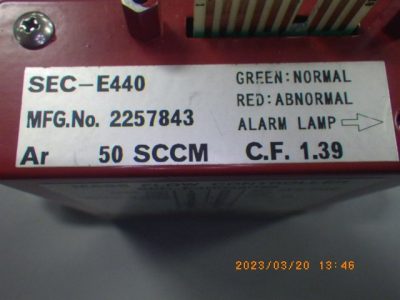 マスフローコントローラー（MFC） SEC-E440 写真4