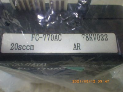 マスフローコントローラー（MFC） FC-770AC 写真2
