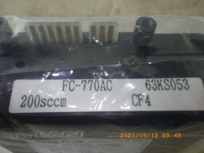 マスフローコントローラー（MFC） FC-770AC 写真2