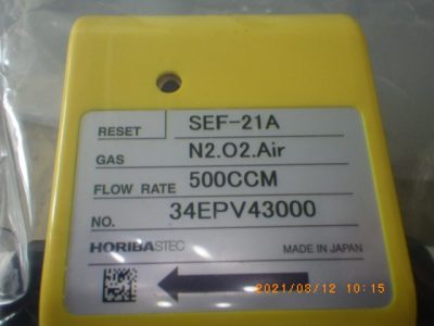 マスフローコントローラー（MFC） SEF-21A 写真2