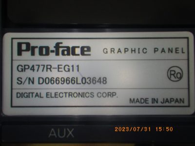 タッチパネル GP477R-EG11 写真2