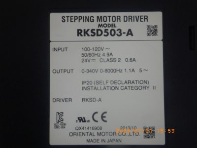 ステッピングモータードライバー RKSD503-A 写真2