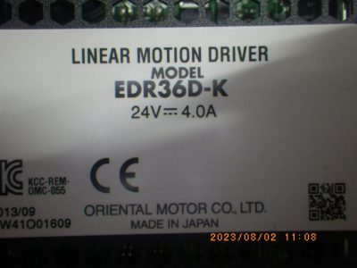 ステッピングモータードライバー EDR36D-k 写真2