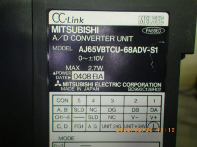 シーケンサー（AD変換） AJ65VBTCU-68ADV-S1 写真2