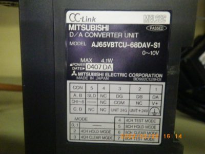 シーケンサー（AD変換） AJ65VBTCU-68ADV-S1 写真2