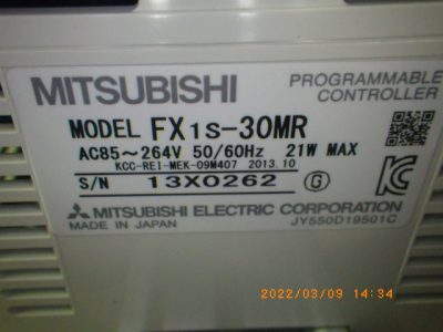 シーケンサー FX1S-30MR 写真2