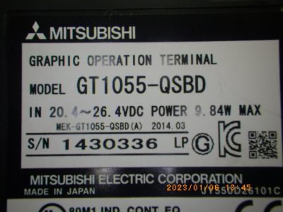 タッチパネル GT1055-QSBD 写真2