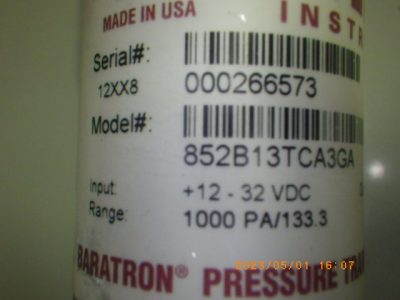 Vacuum Gauge 852B13TCA3GA photo 2