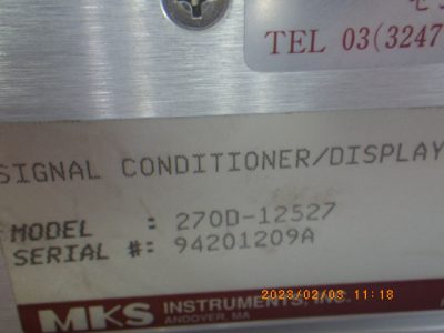 Capacitance Manometer 270Dｰ12527 photo 2