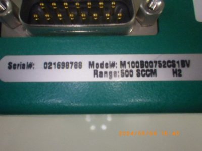 マスフローコントローラー（MFC） M100B00752CS1BV 写真5
