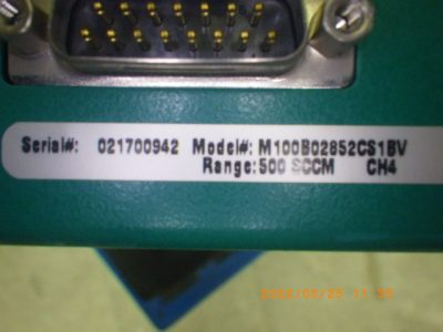 Mass Flow Controller (MFC) M100B02852CS1BV photo 2