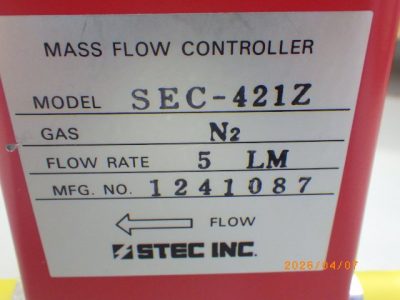 マスフローコントローラー（MFC） SEC-421Z 写真5