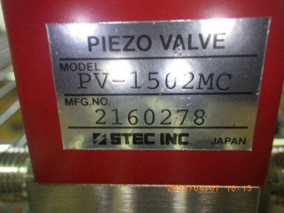 マスフローコントローラー（MFC） PV-1502MC 写真2