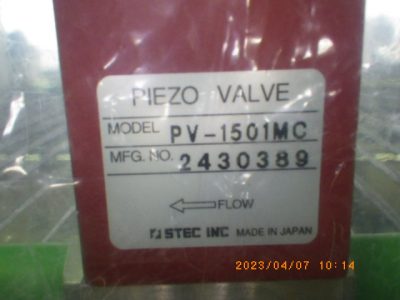 マスフローコントローラー（MFC） PV-1501MC 写真2