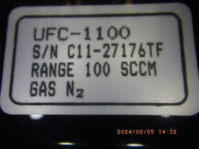 マスフローコントローラー（MFC） UFC-1100 写真4