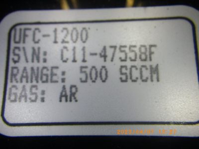 マスフローコントローラー（MFC） UFC-1200 写真2