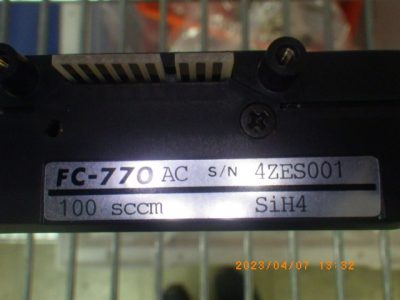 マスフローコントローラー（MFC） FC-770AC 写真2